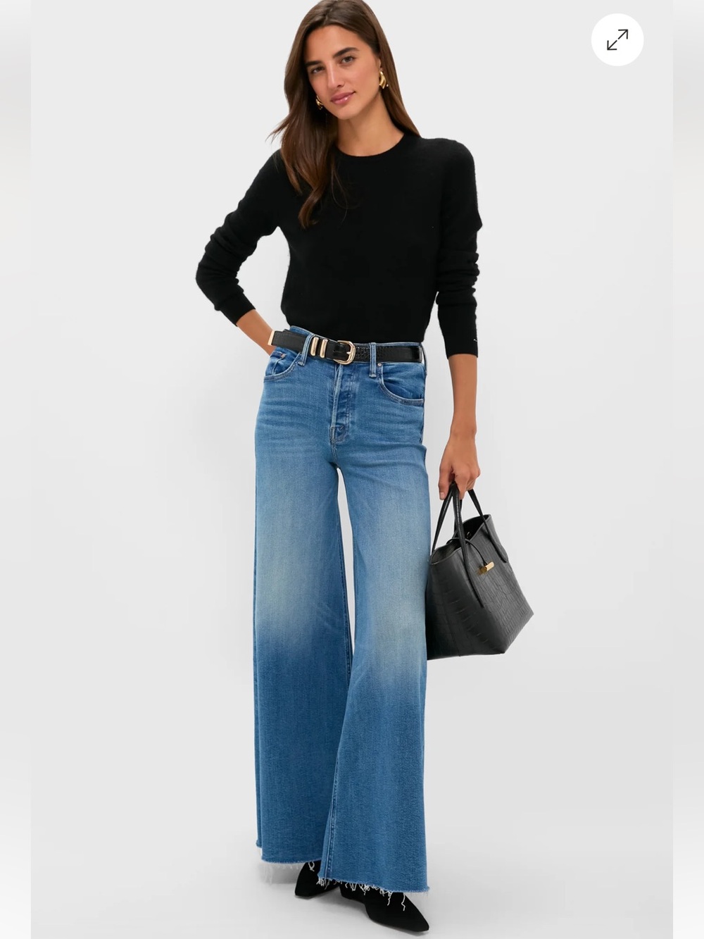 MOTHER Tomcat Swisher Sneak Fray Jeans